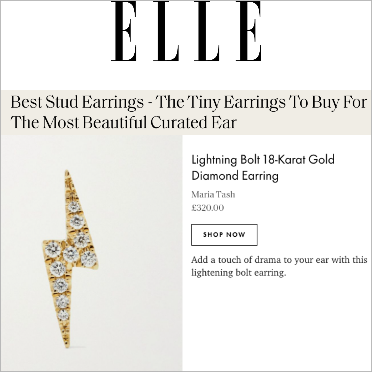 Elle Uk Stud Earrings